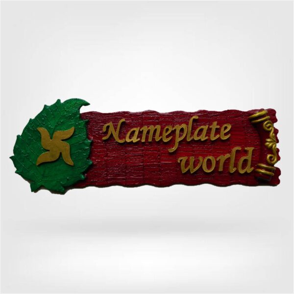 NameplateWorld Wooden nameplate