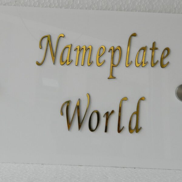 NameplateWorld Acrylic nameplate