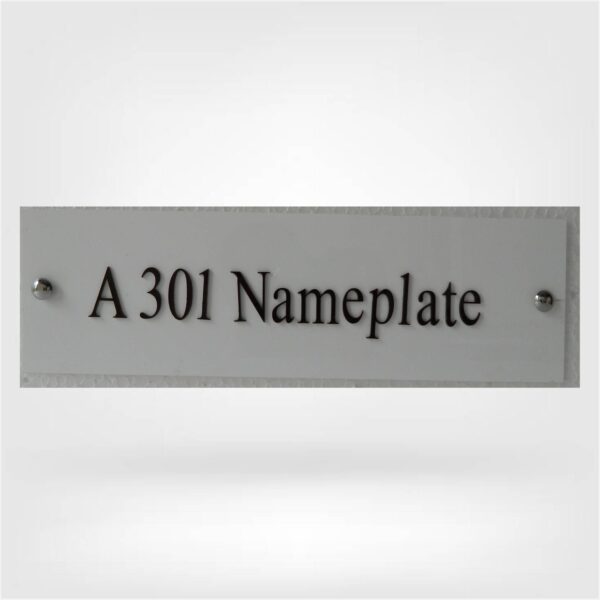 NameplateWorld acrylic nameplate
