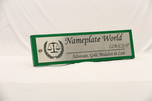 Advocate Office Name Plate