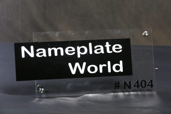 Double Nameplate