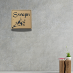 Love Birds Minimal Designer Nameplate - Image 3