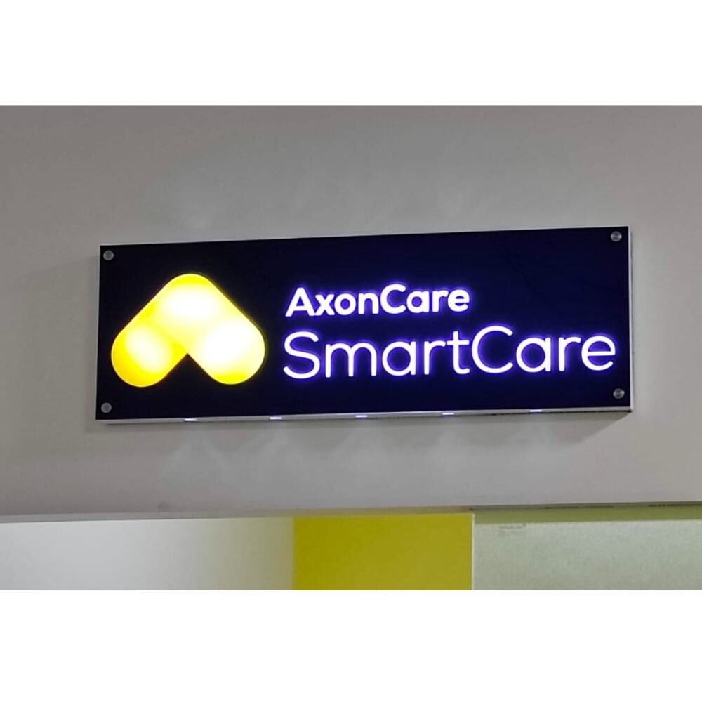 Axoncare Smart Solutions Business Name Signage
