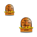 Love Bloom Arch Designer Nameplate - Image 2