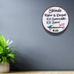 Happy Birds Round Designer Nameplate - Image 3
