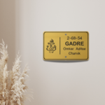 Metal Finish Acrylic Nameplates - Image 3