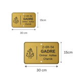 Metal Finish Acrylic Nameplates - Image 4