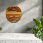 Circular Wooden Designer Nameplate