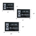 Royal Black Ganpati Designer Nameplate - Image 4