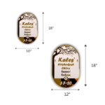 Capsule Shape nameplate with Tree - Image 4