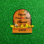 Love Bloom Arch Designer Nameplate - Image 3