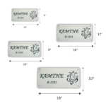 Elegant White Ganesha Designer Nameplate - Image 4