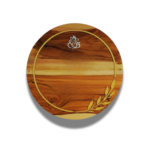 Circular Wooden Designer Nameplate - Image 5