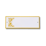 Luxe Gold Frame Designer Nameplate - Image 5