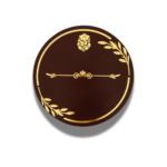 Luxe Chocolate Gold Designer Nameplate - Image 5